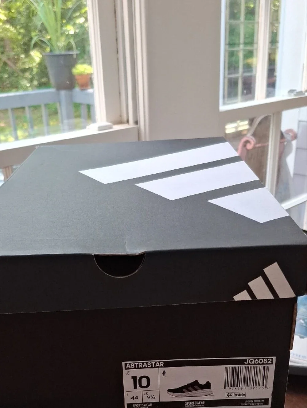 adidas Navy and White Running Sneakers